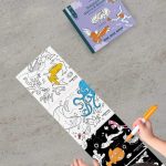 HeyDoodle: Książeczka Silikonowa do Kolorowania - Zwierzęta na Niebie, Ziemi i w Wodzie - obrazek 2