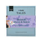 HeyDoodle: Książeczka Silikonowa do Kolorowania - Zwierzęta na Niebie, Ziemi i w Wodzie