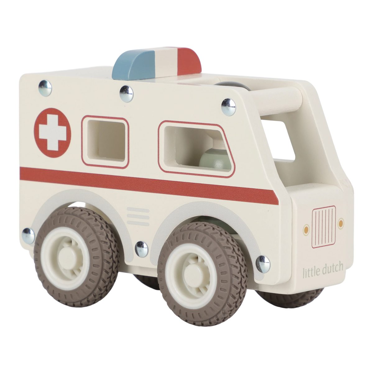 Little Dutch: drewniane autko ambulans - obrazek 7