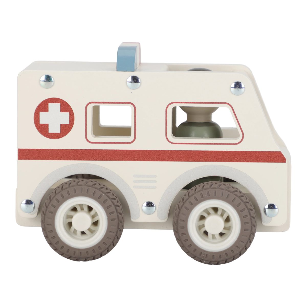 Little Dutch: drewniane autko ambulans - obrazek 4