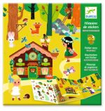 Djeco: Zestaw z naklejkami wielokrotnego użytku MAGICZNY LAS 4+ - obrazek 4