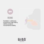 BIBS: DE LUX 2-PACK SAND & IRON Smoczek uspokajający silikonowy ONE SIZE - obrazek 5