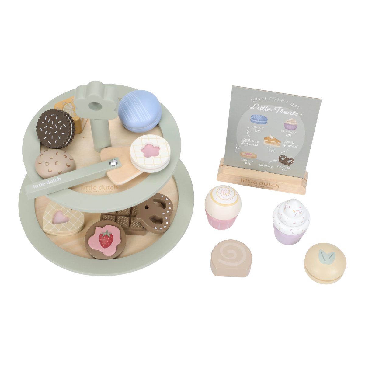 Little Dutch: drewniana patera z ciasteczkami - obrazek 3