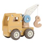 Little Dutch: drewniane autko ciężarówka z dźwigiem - obrazek 4