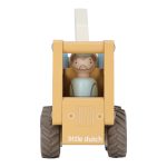 Little Dutch: drewniane autko ciężarówka z dźwigiem - obrazek 3