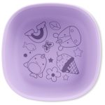Skip Hop Miska dla Dziecka Silikonowa Squad Purple