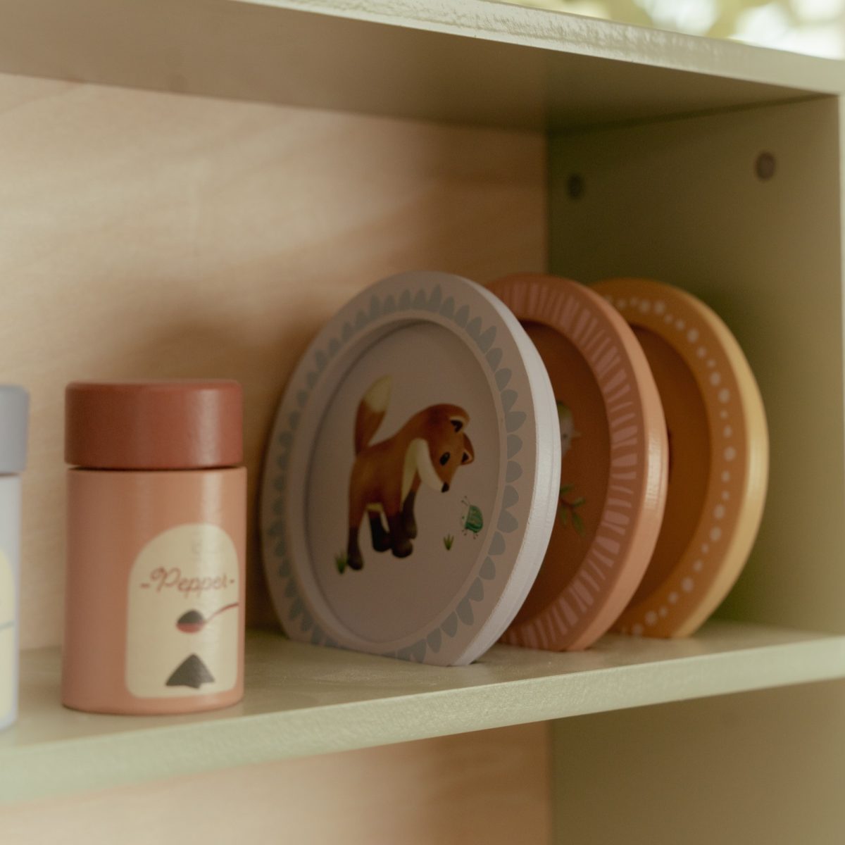 Little Dutch: duża drewniana kuchnia miętowa - obrazek 3