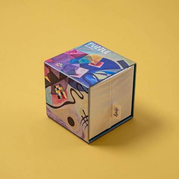 Londji®: Puzzle Cube Kandinsky Gelb-Rot-Blau 520 el. 12+