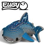 Eugy: Rekin Wielorybi - Eko Układanka 3D do sklejenia