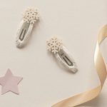 Rockahula Kids: spinki do włosów 2 szt. Shimmer Snowflake - obrazek 2