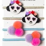 Rockahula Kids: 4 gumki do włosów Dia De Los Muertas - obrazek 2