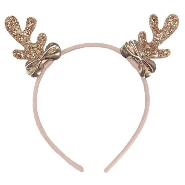 Rockahula Kids: opaska na włosy Rose Gold Reindeer Ears