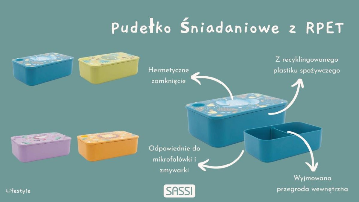 SASSI: lunchbox pudełko śniadaniowe Dinozaur - obrazek 3