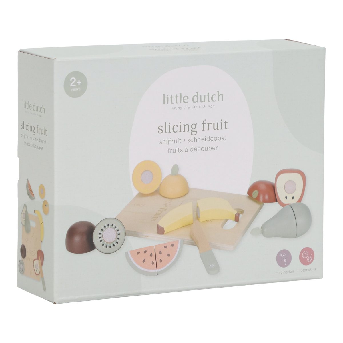 slicing-fruit-ld2504-product-3 Little Dutch: drewniany zestaw deska do krojenia z owocami - obrazek 4