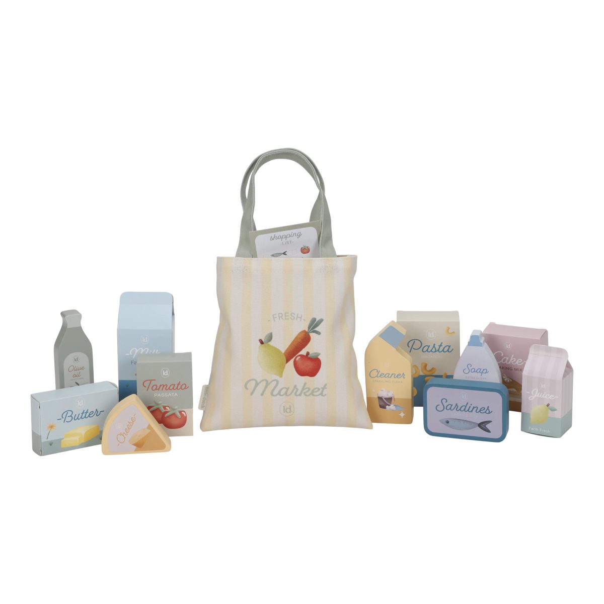 Little Dutch: drewniany wózek na zakupy - obrazek 4