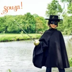 Souza! peleryna i maska kostium muszkietera Vega 4-8 lat - obrazek 2