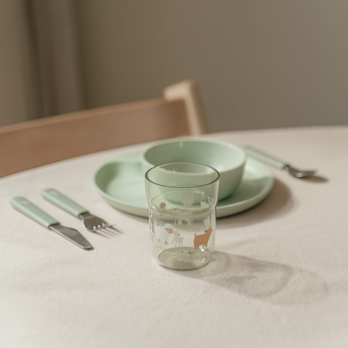 108022065399 - Children's Glass Mepal Mio 250 ml - Little Farm (7) MEPAL & Little Dutch: szklanka dziecięca 250 ml Little Farm - obrazek 2