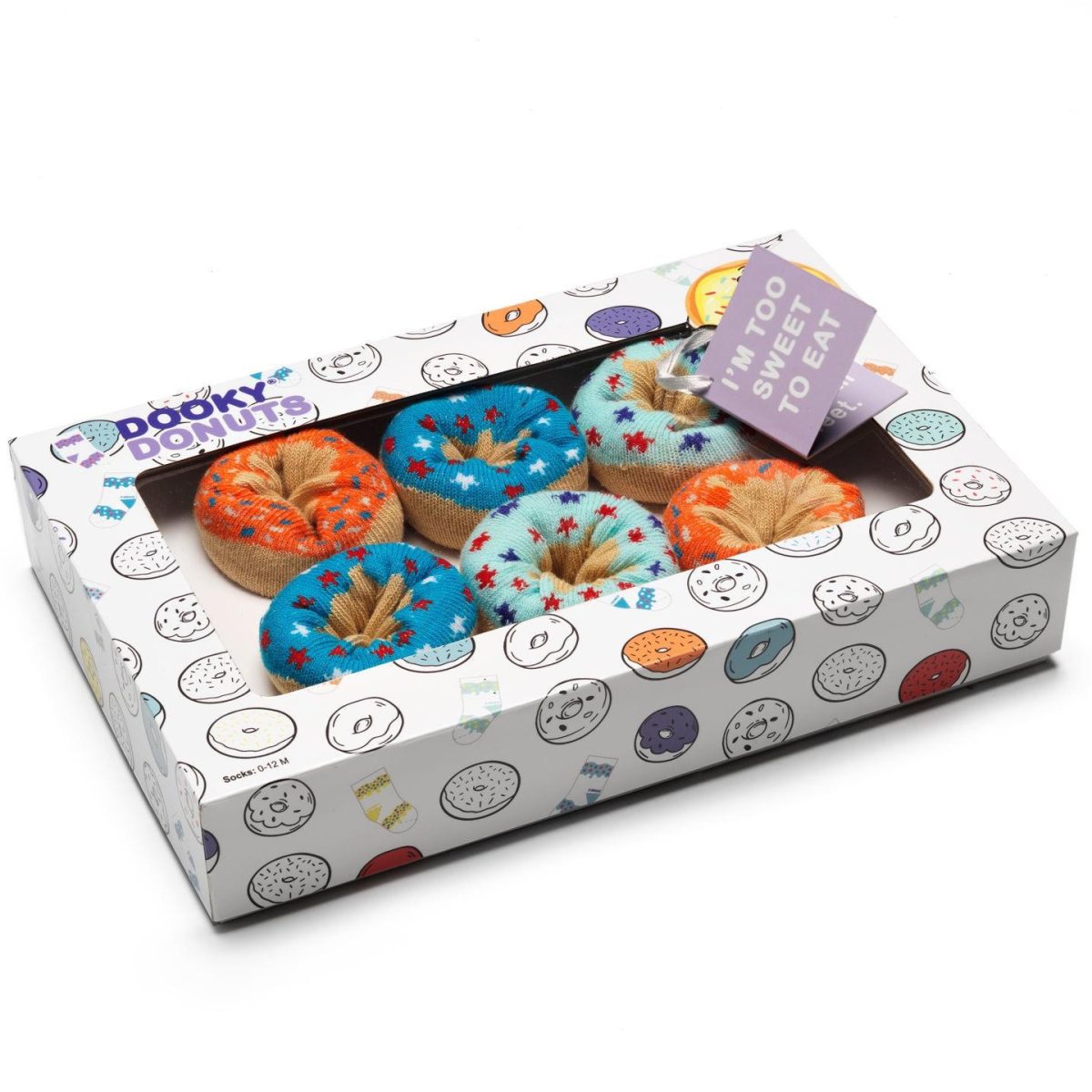 Dooky: Gift DONUT skarpetki Blueberry Orange - obrazek 1