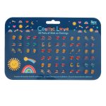 Rex London: kolczyki samoprzylepne dla dzieci Kosmiczna Miłość