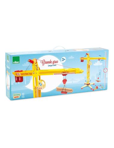 2343xx Vilac: Vilacity Dźwig drewniany XL 80cm 3+ - obrazek 3