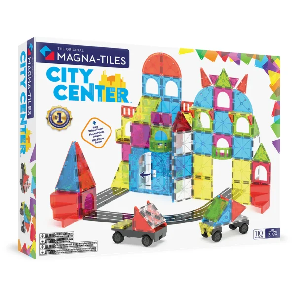 MAGNA-TILES: klocki magnetyczne City Center 110 el.