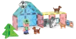 MAGNA-TILES: klocki magnetyczne Puppy Park 27 el. - obrazek 3