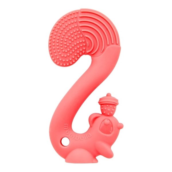 Mombella: gryzak zabawka Wiewiórka Squirrel Red