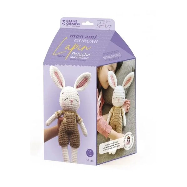 GRAINE CREATIVE: Zestaw do Szydełkowania Królik 35 cm