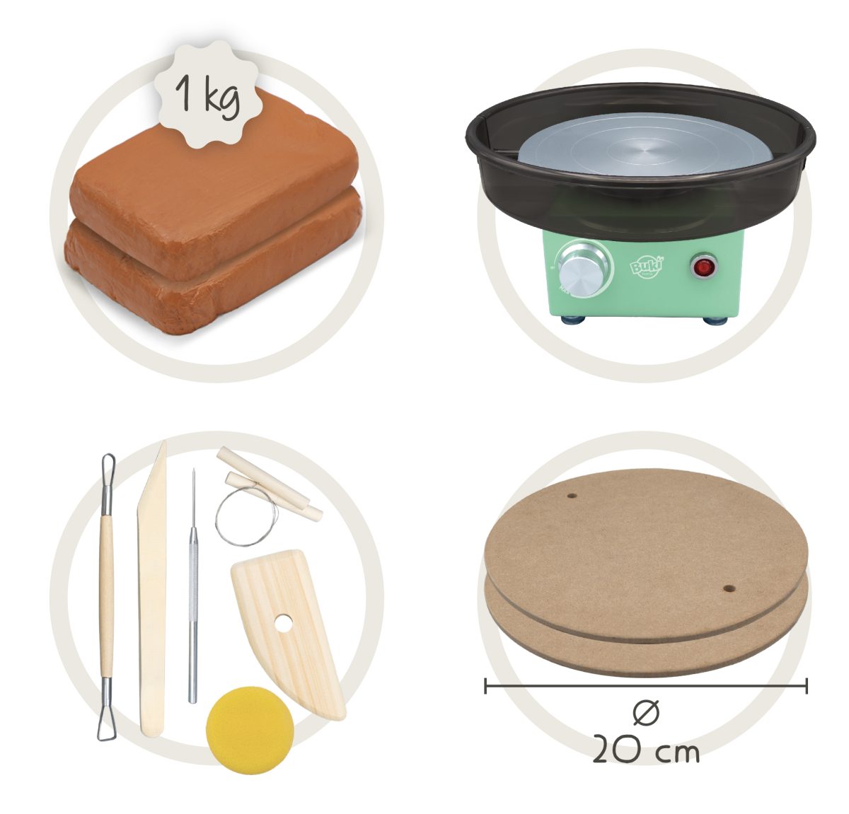 Buki: zestaw Professional Studio KOŁO GARNCARSKIE Expert - obrazek 4