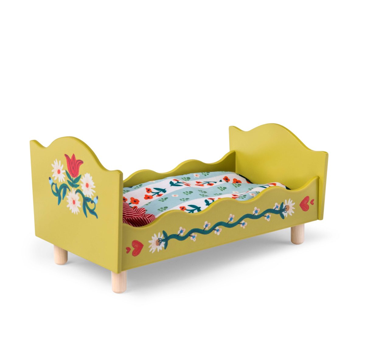 Moulin Roty Moulin Roty: Drewniane łóżeczko LES MINOUCHKAS - obrazek 3