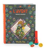 Moulin Roty: Kalendarz adwentowy LES MINOUCHKAS - projektor + 23 bajki