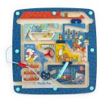 Moulin Roty: Magnetyczny drewniany labirynt PUCE & PILOU