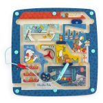 Moulin Roty: Magnetyczny drewniany labirynt PUCE & PILOU