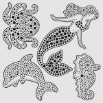 ALADINE: Zestaw do malowania kropkami Syrenka 6+ - obrazek 2