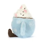 JellyCat: Filiżanka Gorącej Czekolady z Piankami 21 cm - obrazek 5