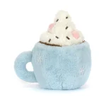 JellyCat: Filiżanka Gorącej Czekolady z Piankami 21 cm - obrazek 4