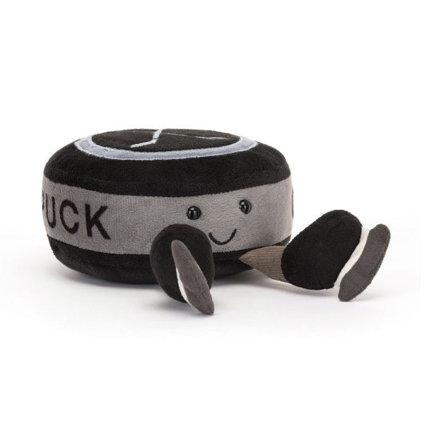 Jellycat: Wesoły Krążek Hokejowy 12 cm