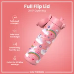 ION8: Butelka termiczna 500ml Unicorn Rainbows - obrazek 2