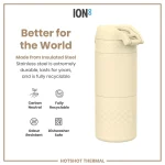 ION8: Butelka termiczna 360ml Double Wall Travel Mug Tuberose - obrazek 5