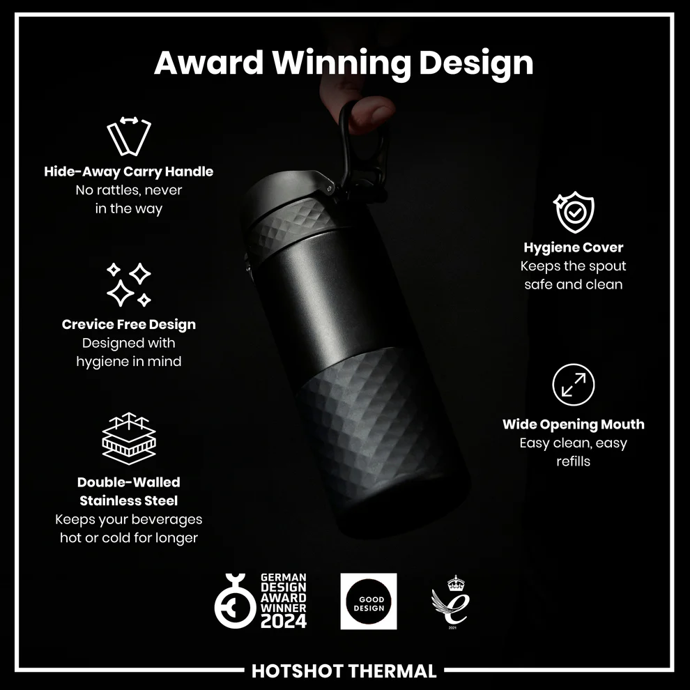 B0C9JYSMT2.PT05 ION8: Butelka termiczna 360ml Double Wall Travel Mug Black - obrazek 6