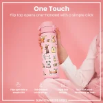 ION8: Butelka stalowa BIDON 600ml Dogs PIESKI - obrazek 4