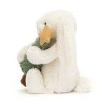 Jellycat: Wesoły Króliczek z Choinką 18 cm - obrazek 2