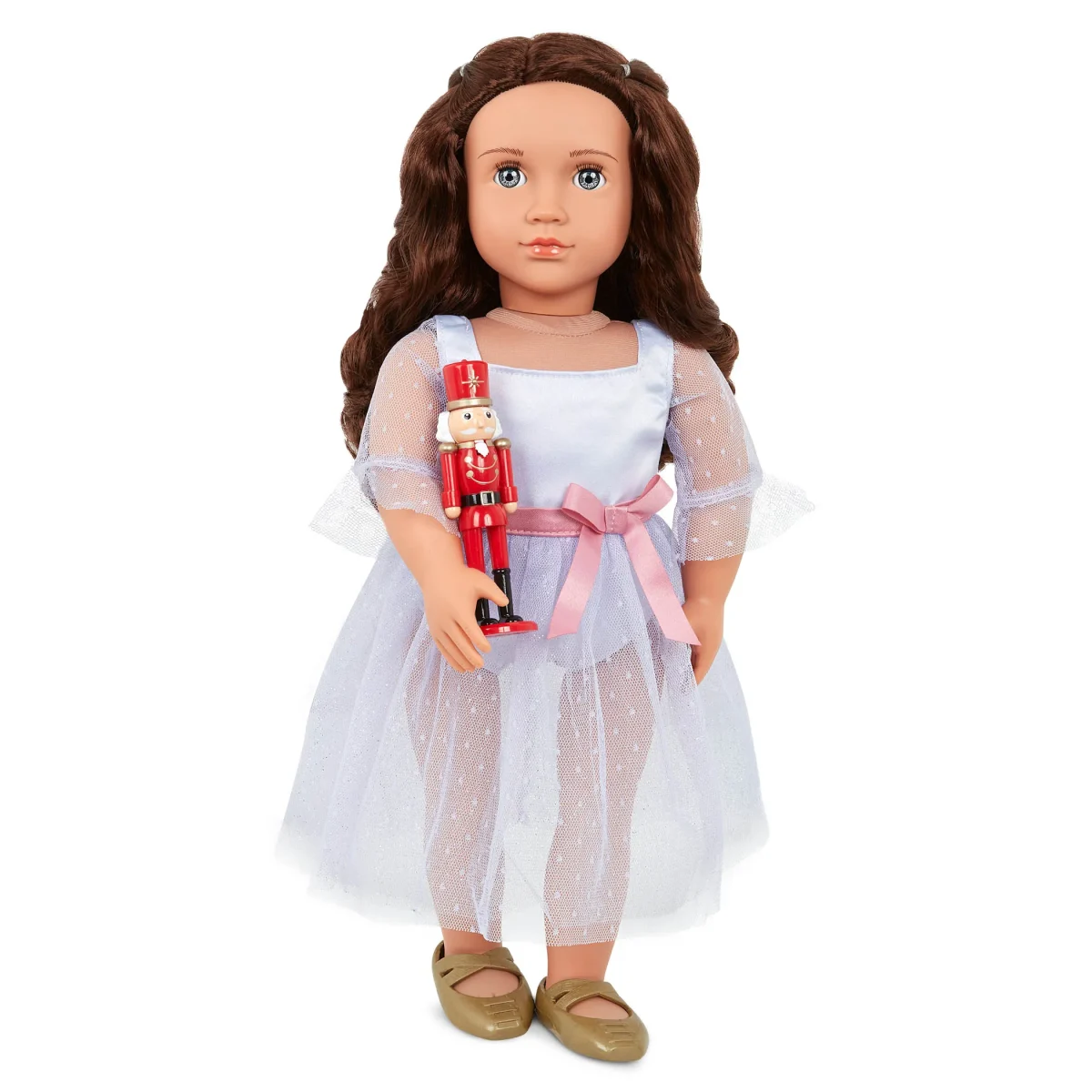 Our Generation: lalka CLARA 46cm – baletnica z klasycznym DZIADKIEM do ORZECHÓW - obrazek 1
