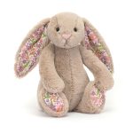 JellyCat: Króliczek z Kwiecistymi Uszami Beżowy „Petal” 18 cm