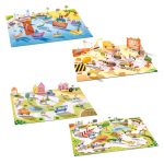 Djeco: Naklejki wielokrotnego użytku 3D POJAZDY 3+ - obrazek 2