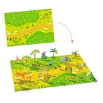 Djeco: Naklejki wielokrotnego użytku 3D ZWIERZĘTA 3+ - obrazek 4