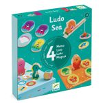 DJECO: Zestaw 4 gier - LUDO SEA - LOTTO - MEMO - WĘDKOWANIE 2+