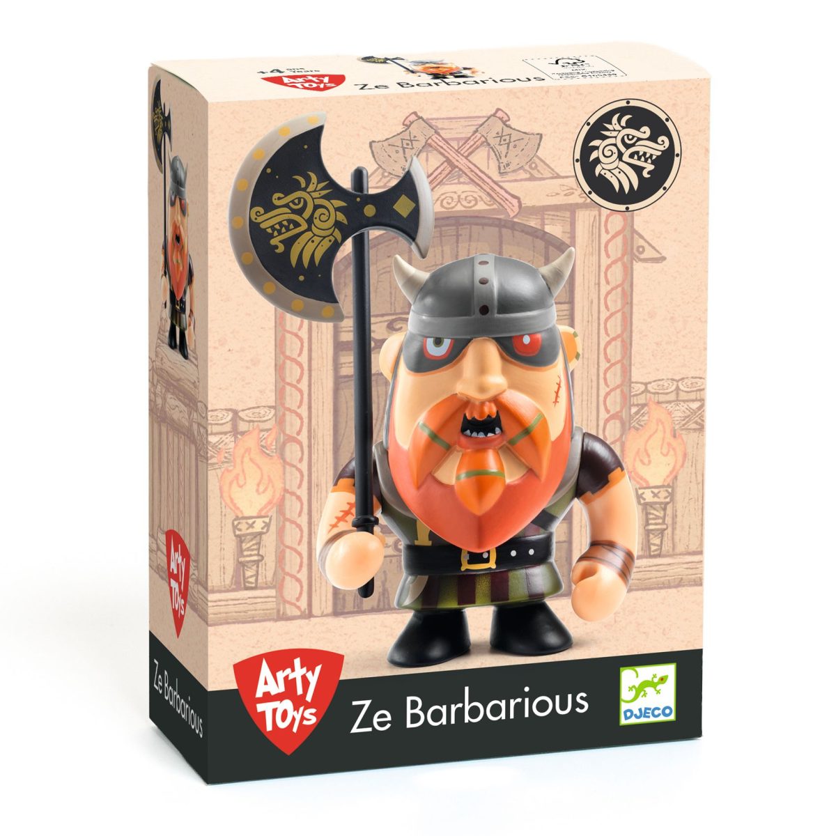 Djeco: ARTY TOYS Figurka WIKING Ze Barbarious 4+ - obrazek 1