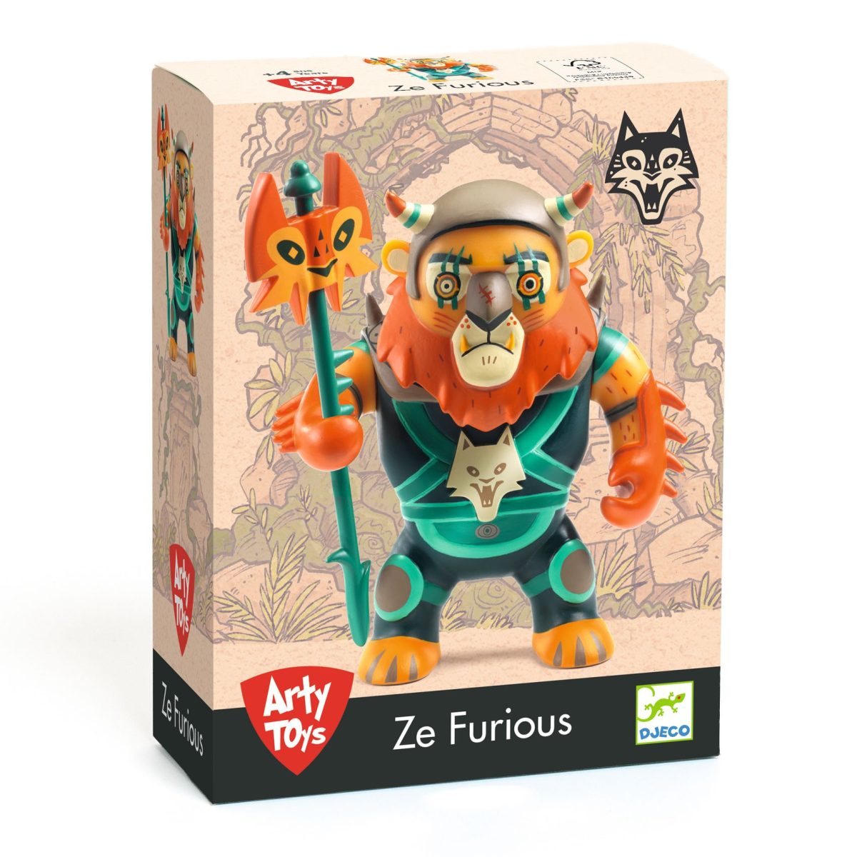 Djeco: ARTY TOYS Figurka WOJOWNIK Ze Furious 4+ - obrazek 1