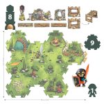 Djeco: ARTY TOYS SCENOGRAFIA Puzzle tekturowe FURIOUS + figurka 4+ - obrazek 5